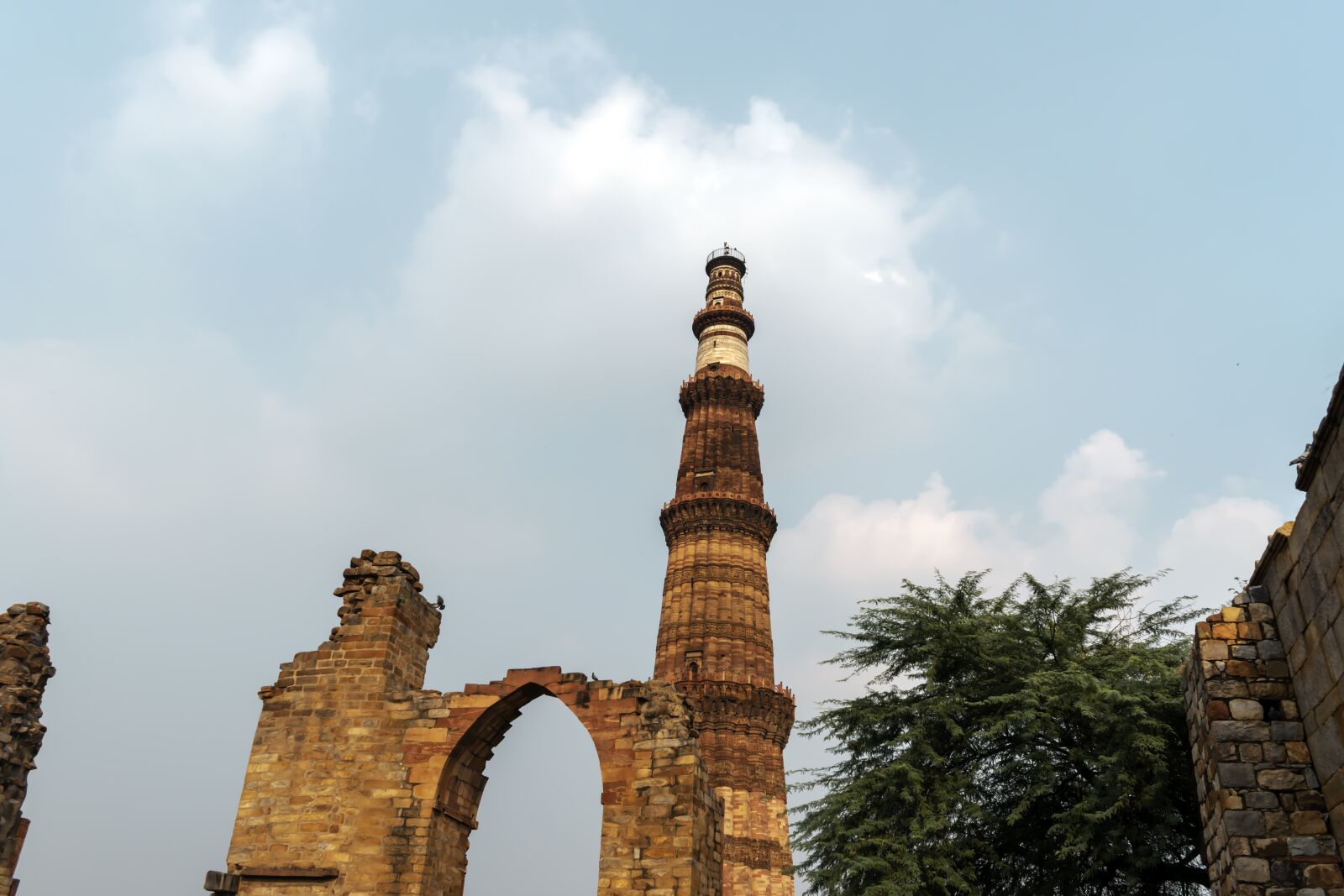 Nikon D3500 sample photo. Qutb minar, delhi, history photography
