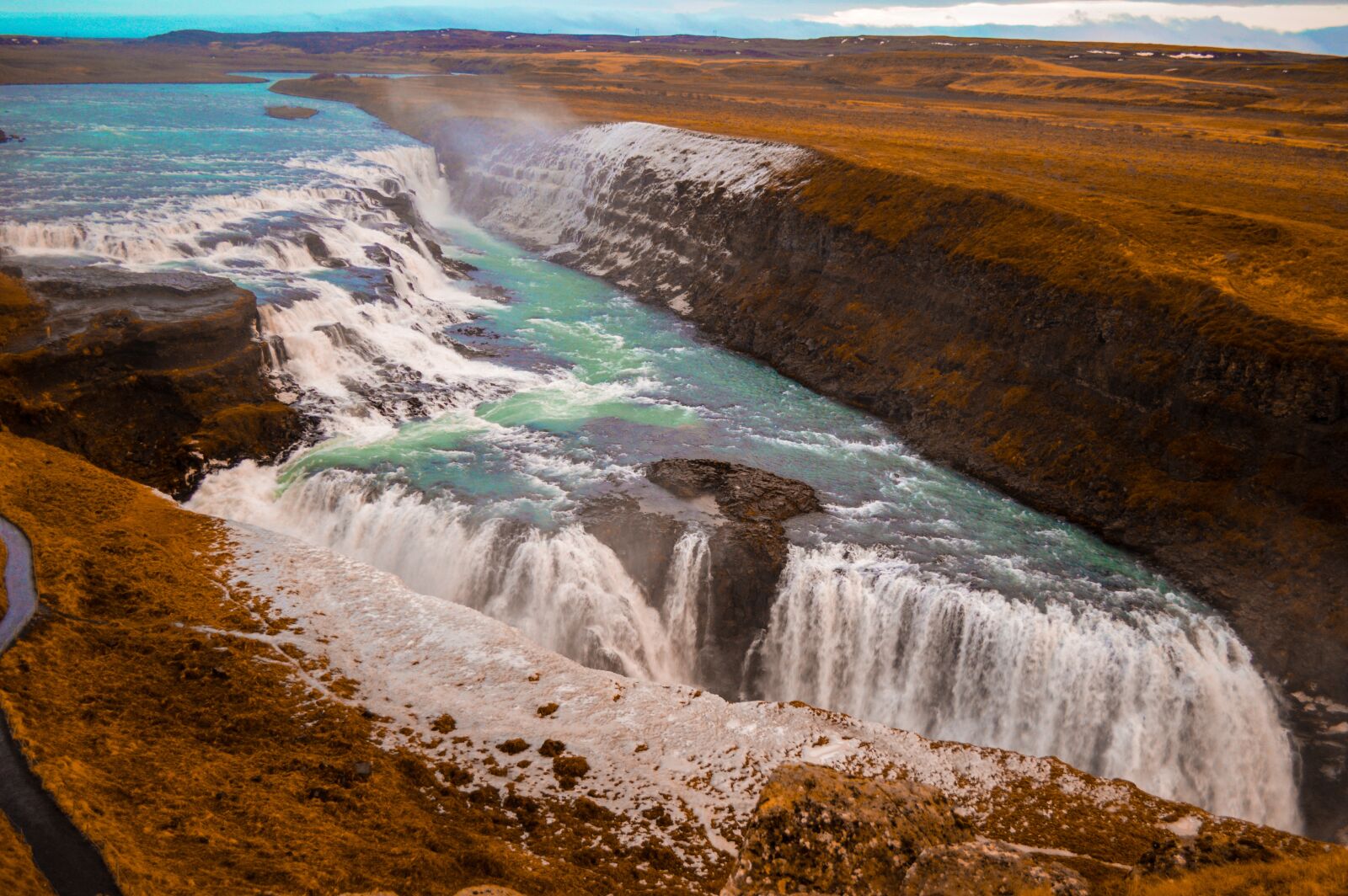 Nikon D3200 sample photo. Gulfoss, iceland, nature photography