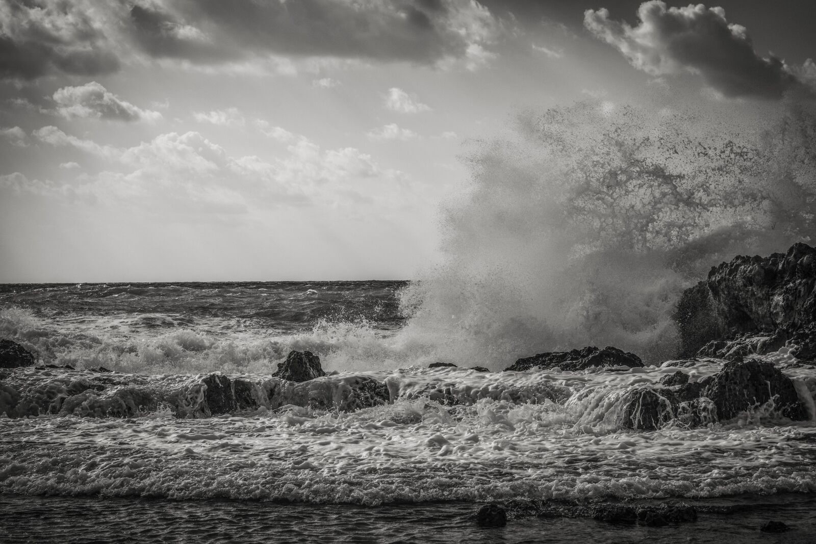 Nikon D3300 sample photo. Wave, crashing, coast photography