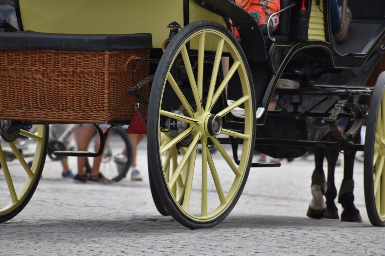 Nikon D3500 sample photo. Coach, horse-drawn carriage, bruges photography
