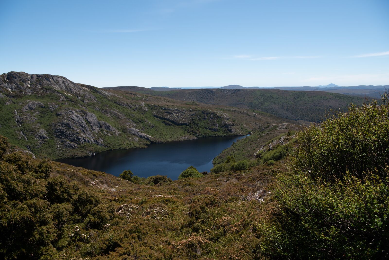 Nikon D750 sample photo. Crater lake, tasmania, scenery photography