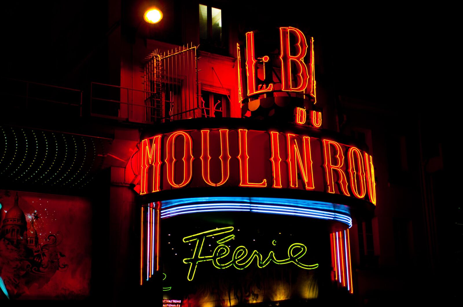 Nikon D90 sample photo. Moulinrouge, paris, france photography
