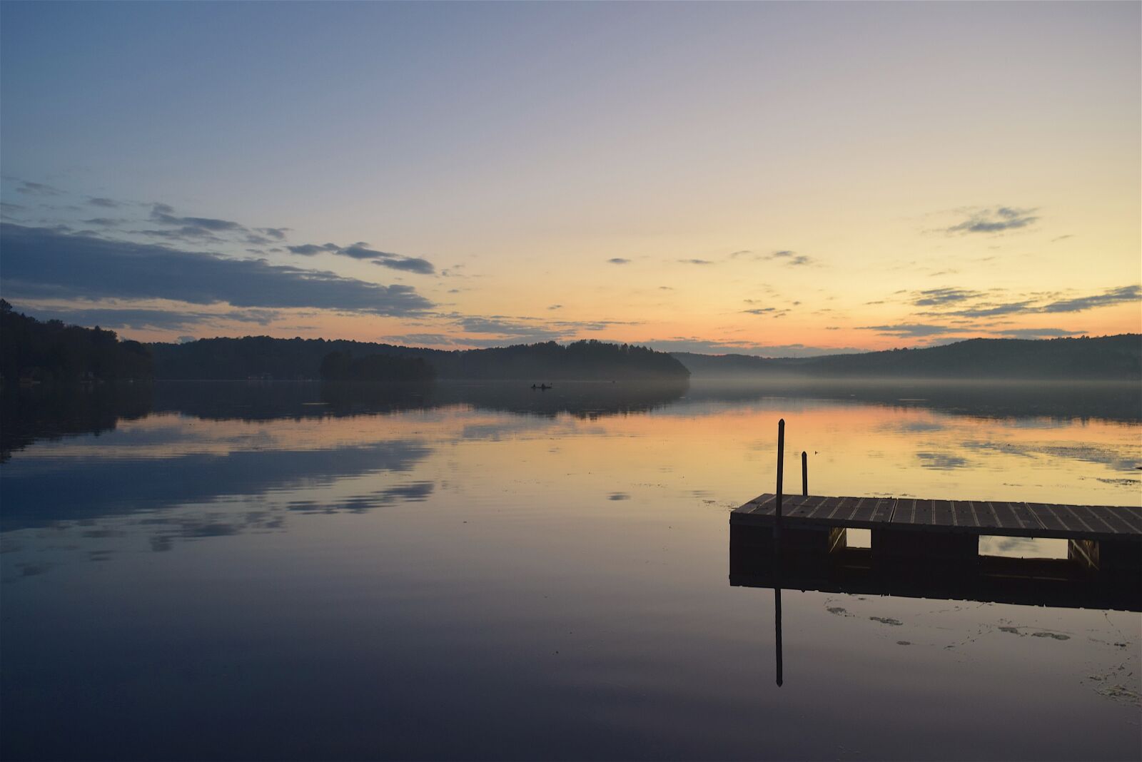 Nikon D3300 sample photo. Sunset, lake, clouds photography