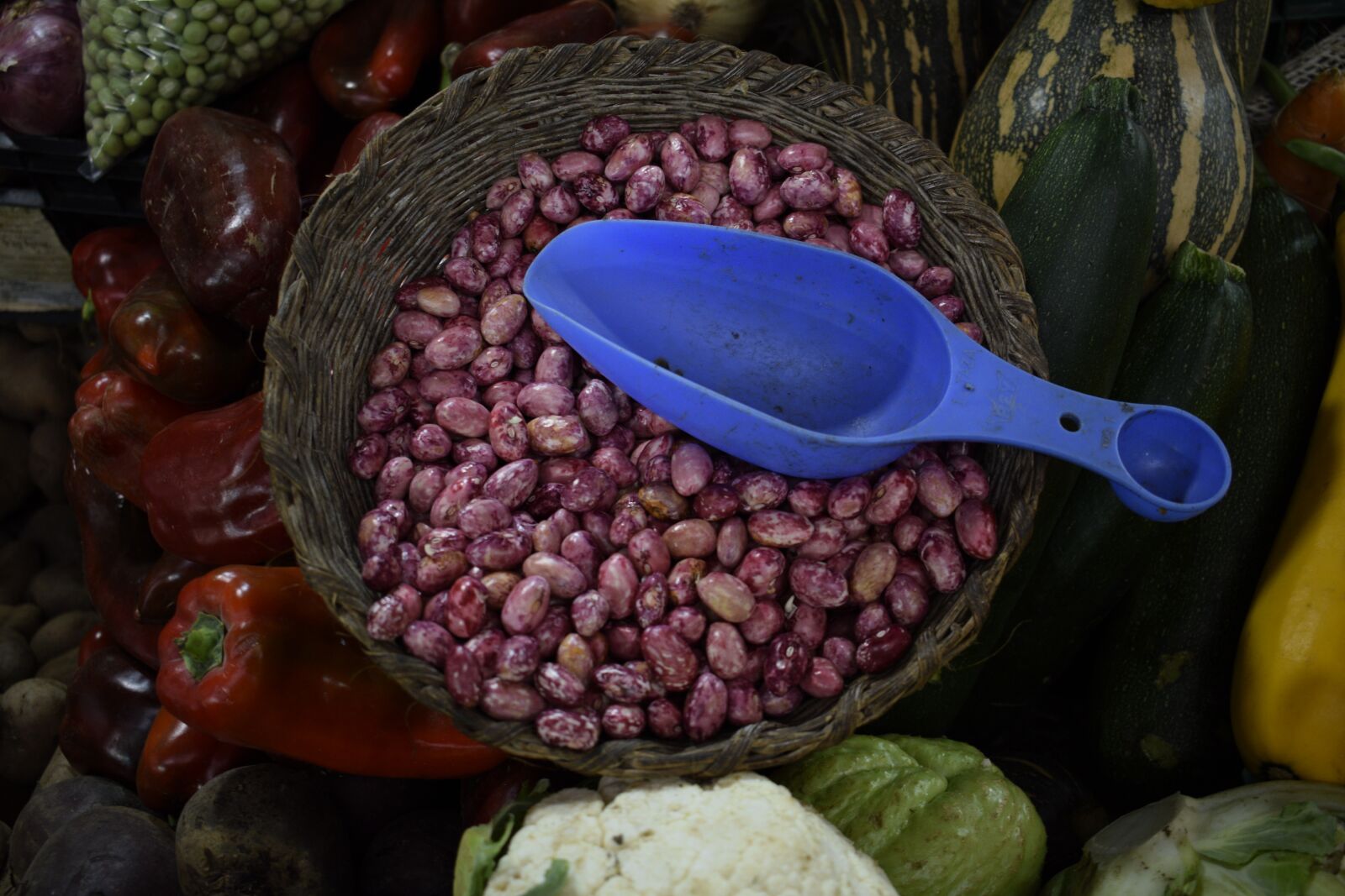 Nikon D5300 sample photo. Beans, market, peasant photography
