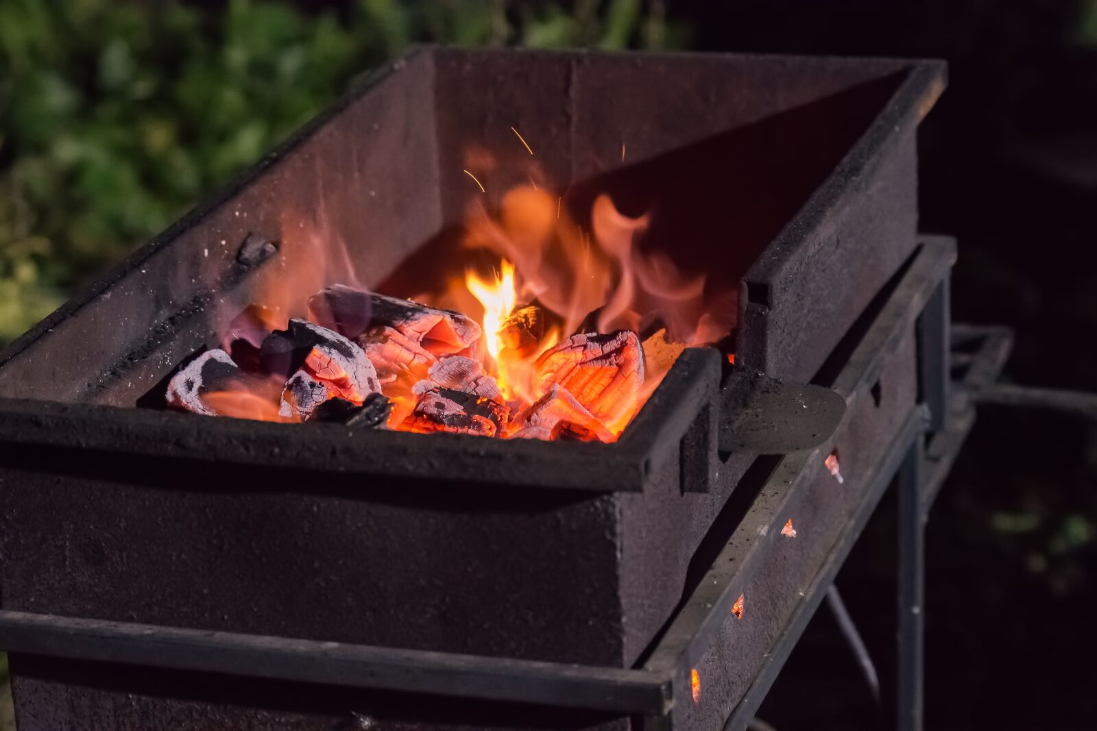 Nikon D7200 sample photo. Mangal, coals, summer photography