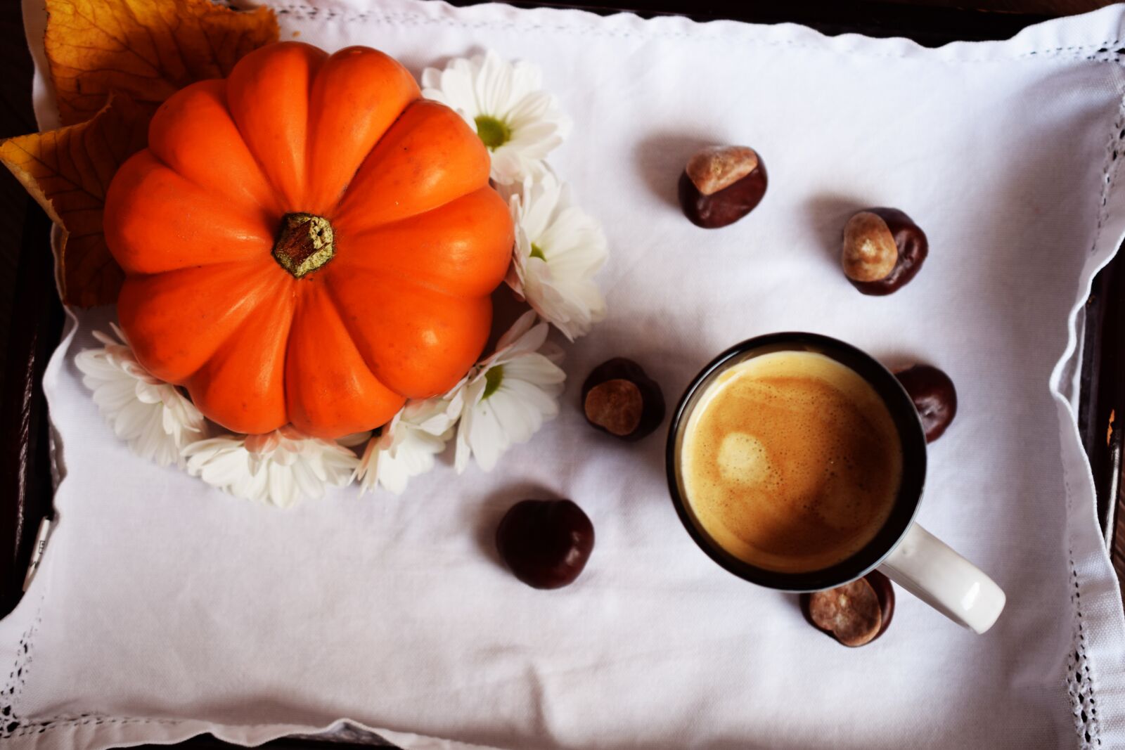 Nikon D5300 sample photo. Autumn, coffee, pumpkin photography