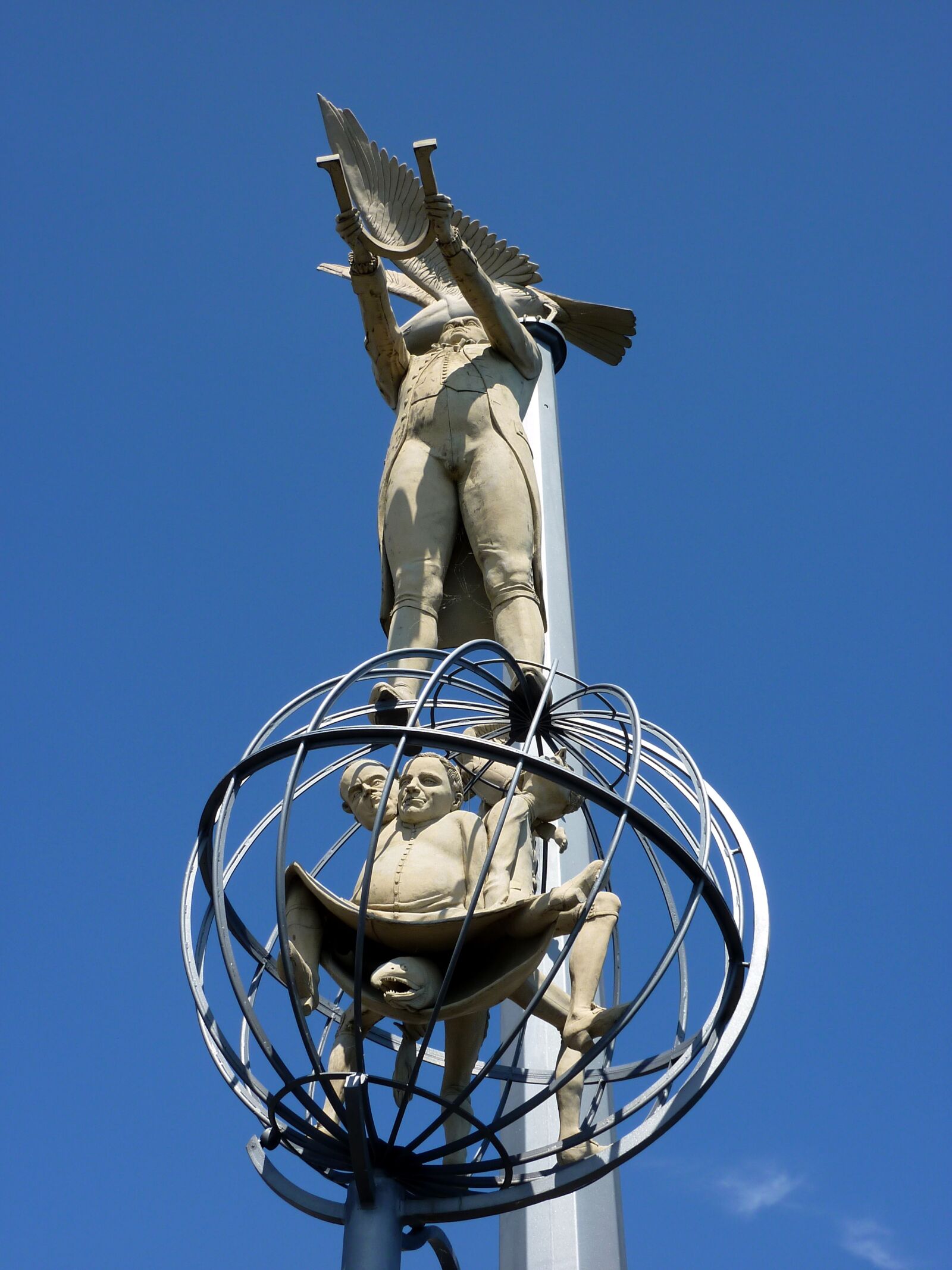 Panasonic Lumix DMC-ZS1 (Lumix DMC-TZ6) sample photo. Peter lenk, sculpture, friedrichshafen photography