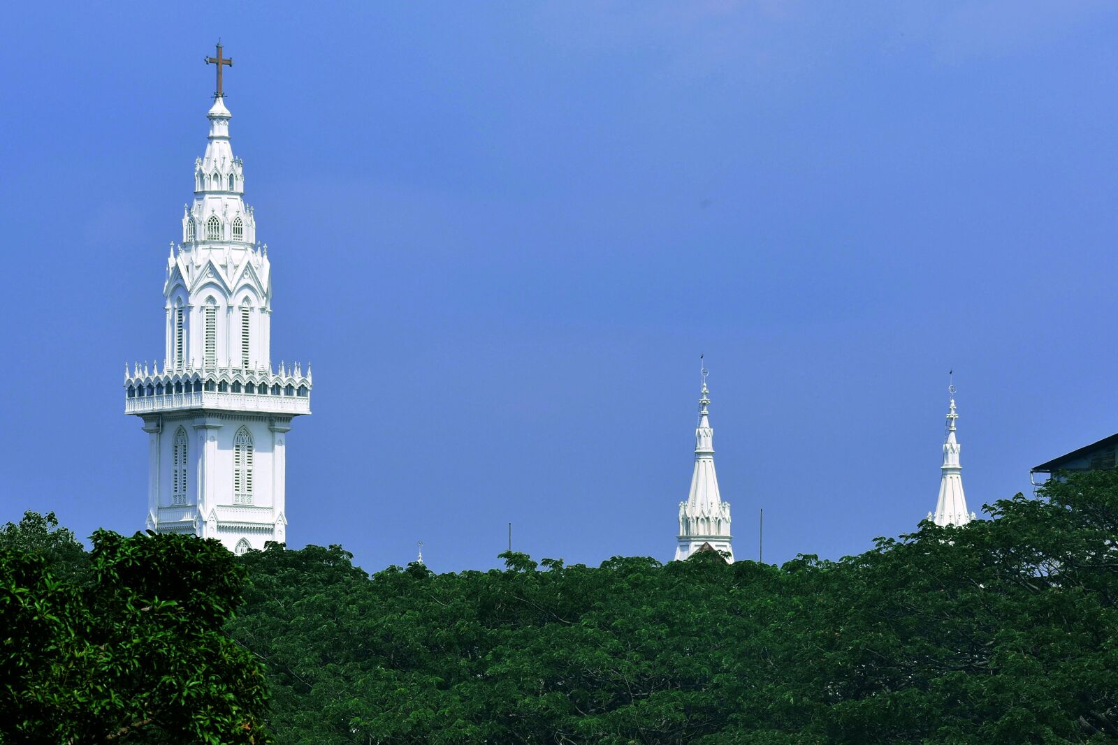 Nikon D3400 sample photo. Church, belltower, catholic photography