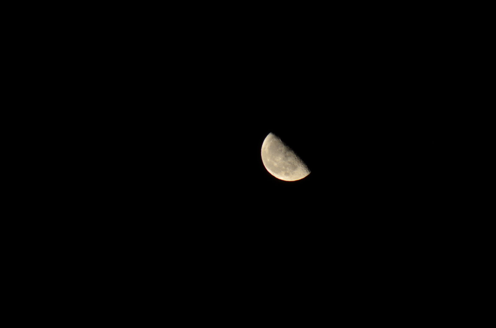 Nikon D5100 sample photo. Moon, nightscape photography