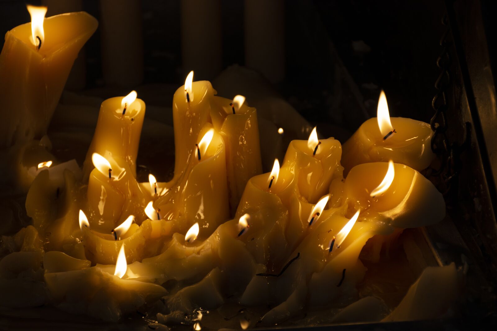 Nikon D7100 sample photo. Candles, wax, flame photography