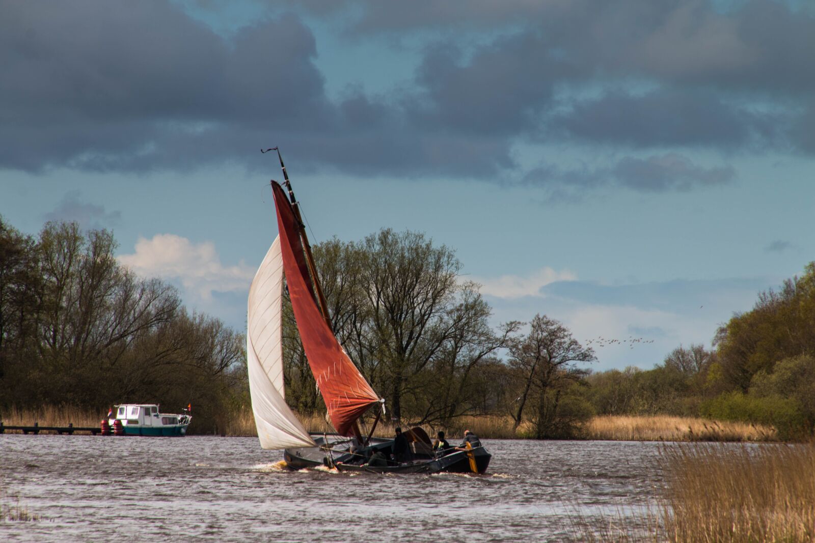 Canon EOS 70D sample photo. Ship, flat bottom, friesland photography