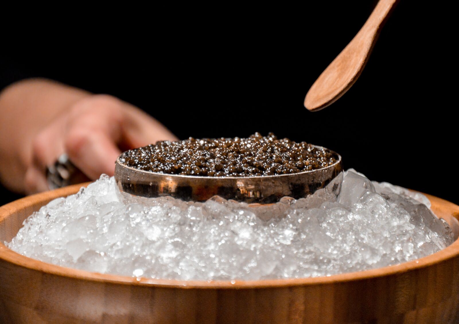 Nikon D3200 sample photo. Caviar, luxury, cup photography