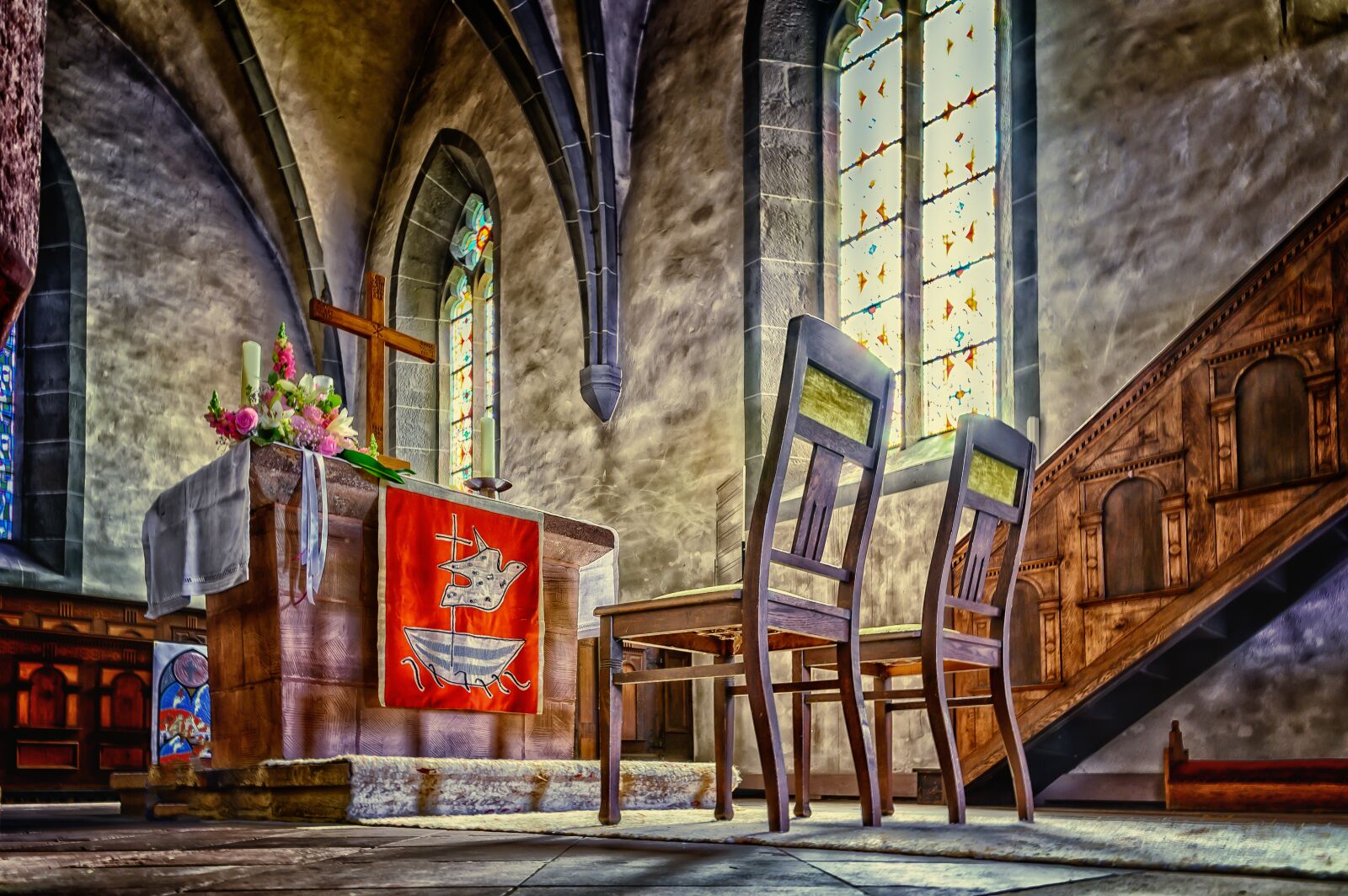 Nikon Z6 sample photo. Church, altar, cross photography