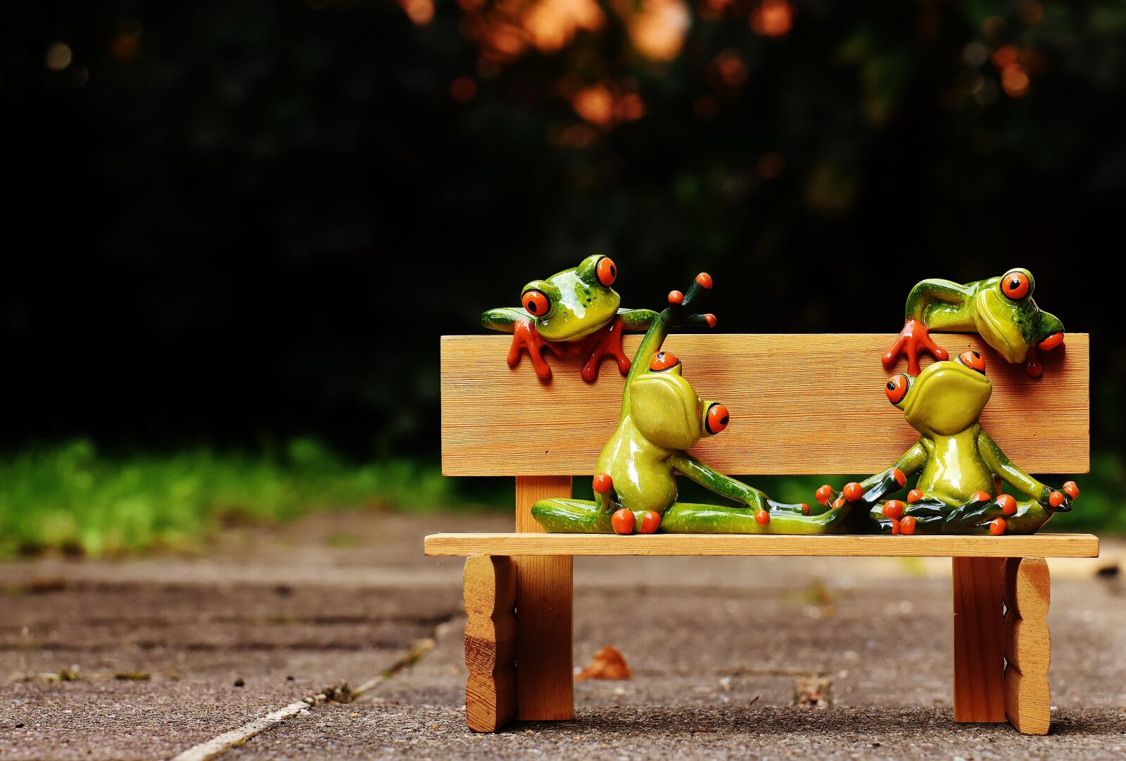 Nikon D7200 sample photo. Frogs, yoga, bank photography