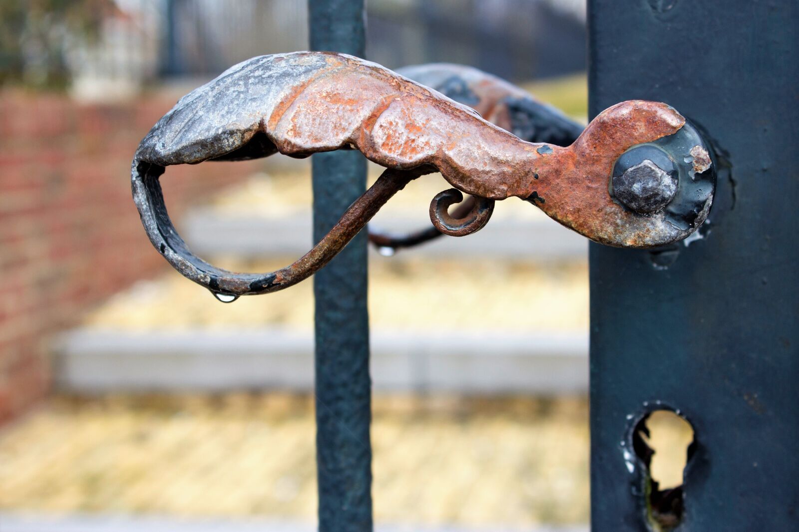 Canon EOS 600D (Rebel EOS T3i / EOS Kiss X5) sample photo. Port, fencing, stool photography