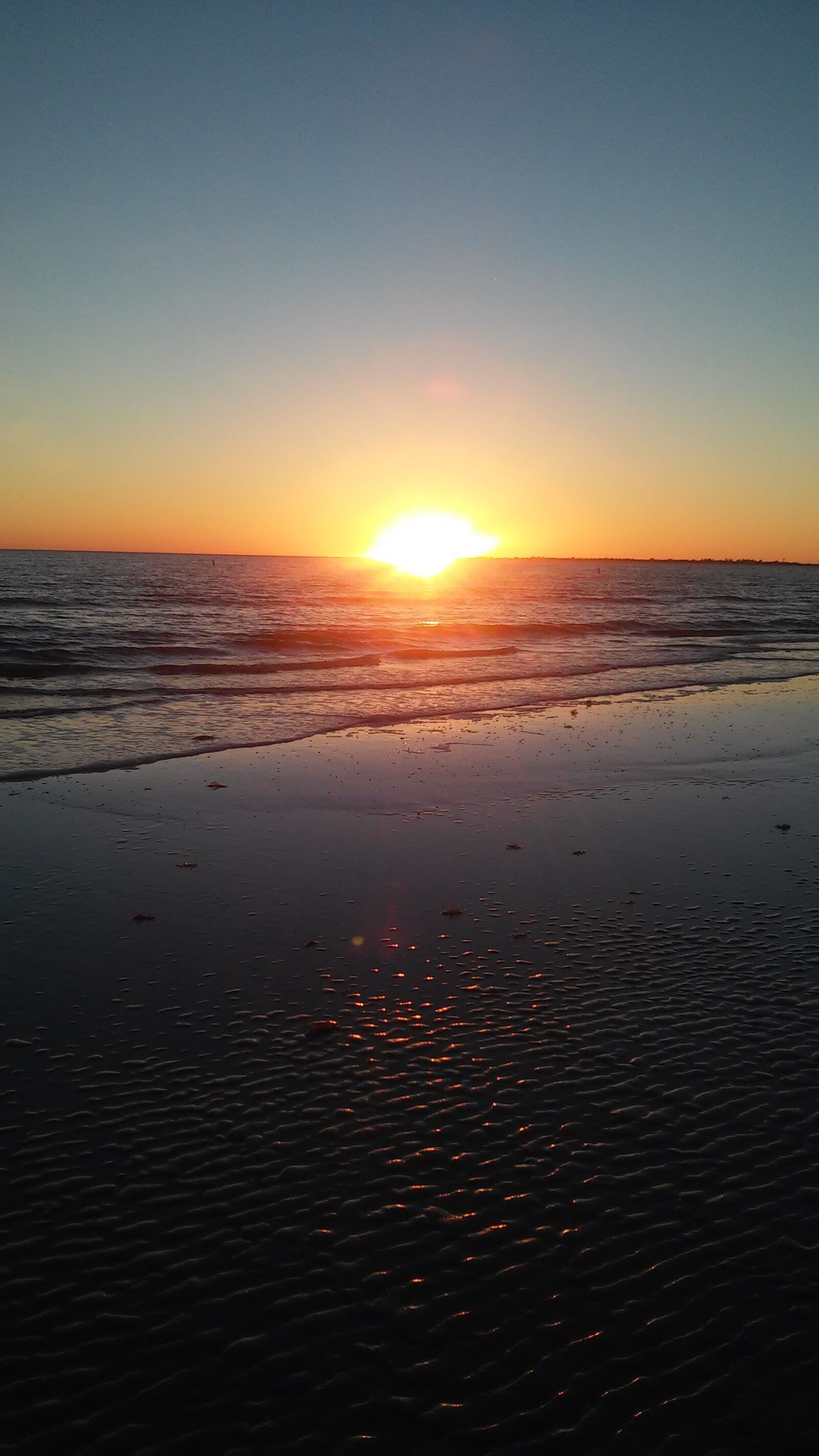LG VOLT sample photo. Beach, ocean, sunset, water photography