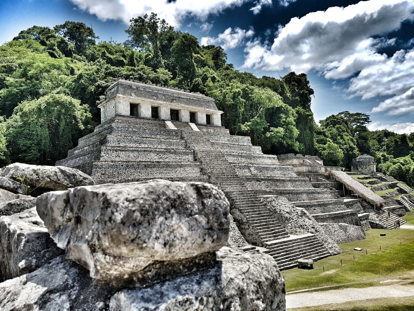 Samsung Galaxy S7 Edge sample photo. Pyramid, palenque, landscape photography