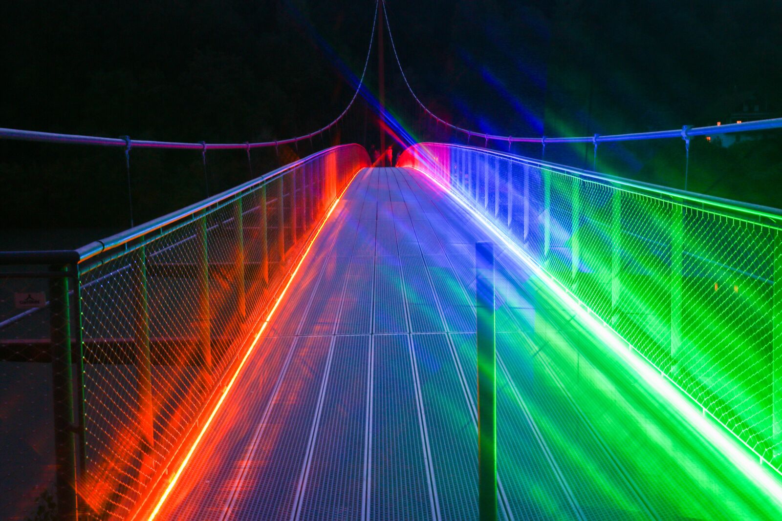 Canon EF 24-105mm F4L IS USM sample photo. Bridge, light, night photography