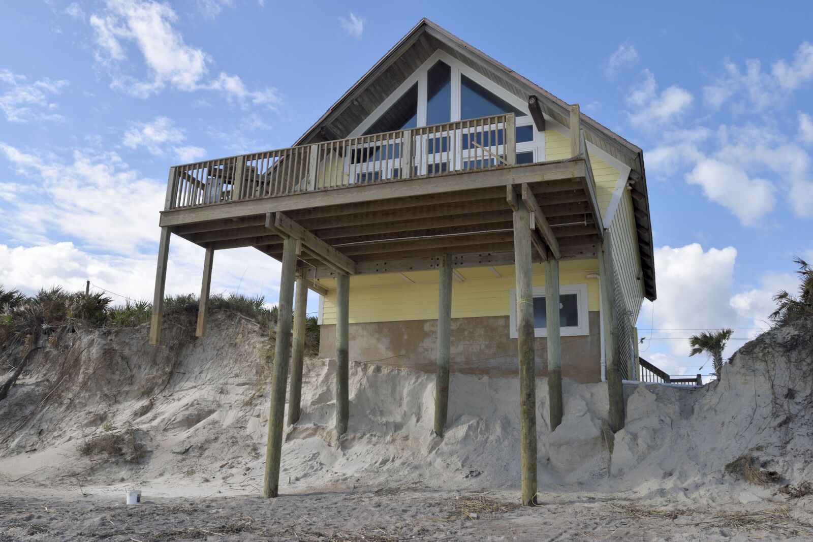 Nikon D3300 sample photo. Beach erosion, hurricane matthew photography