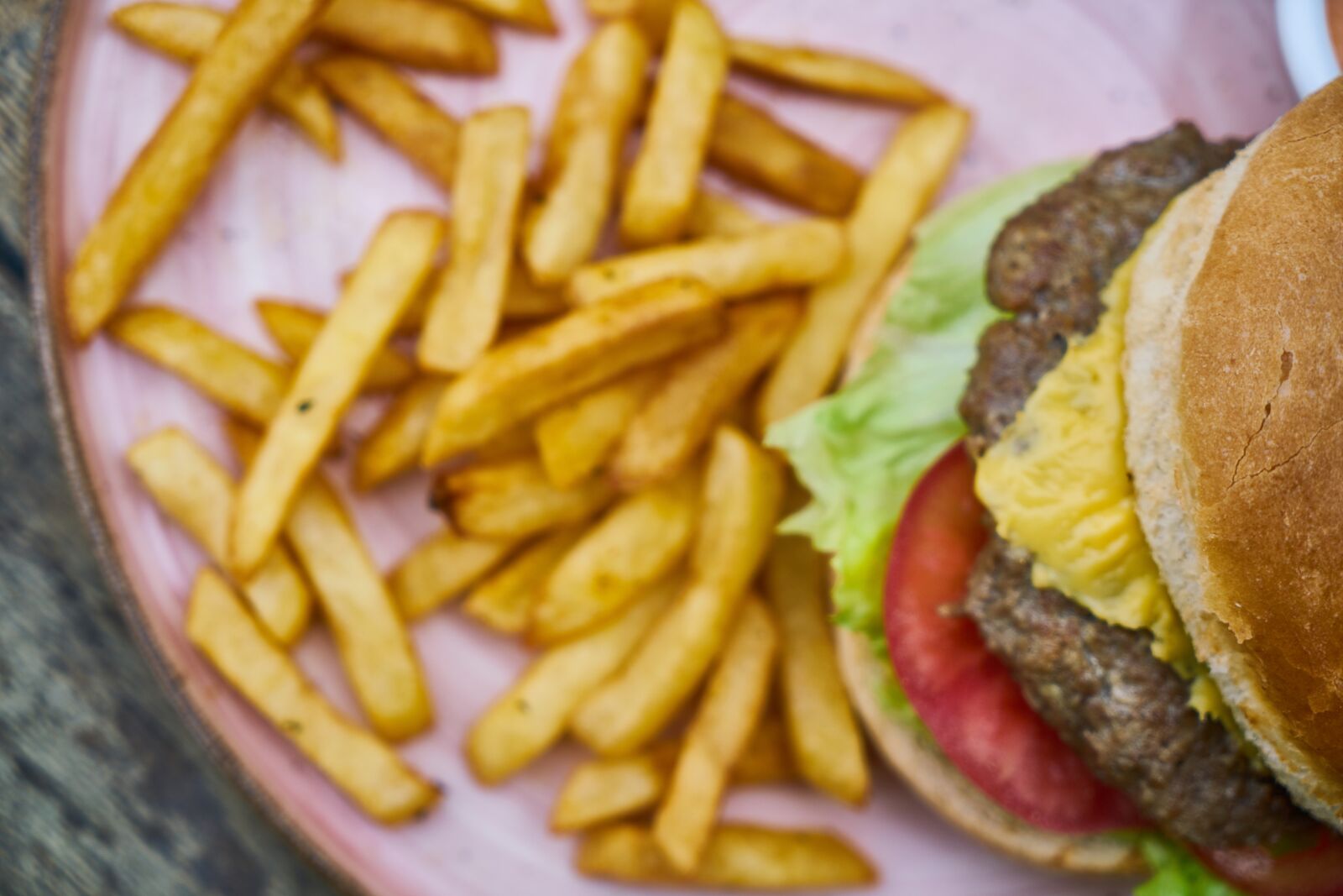 Sony a7R II sample photo. Burger, potato, cheeseburger photography