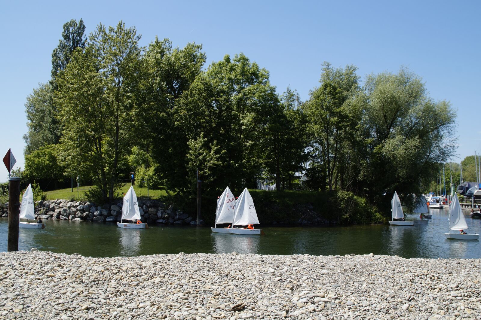 Sony SLT-A58 sample photo. Sailing school, dinghy, exercise photography