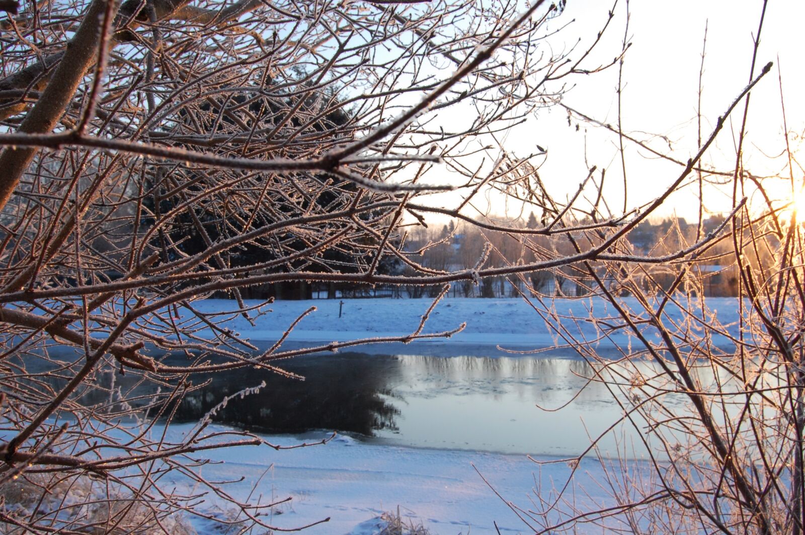 Nikon D40 sample photo. Winter, river, wintry photography