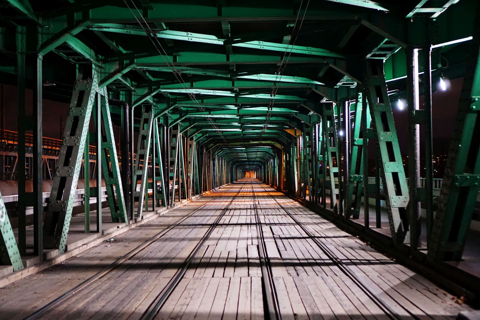 Sony a6000 sample photo. Warsaw, bridge, truss photography