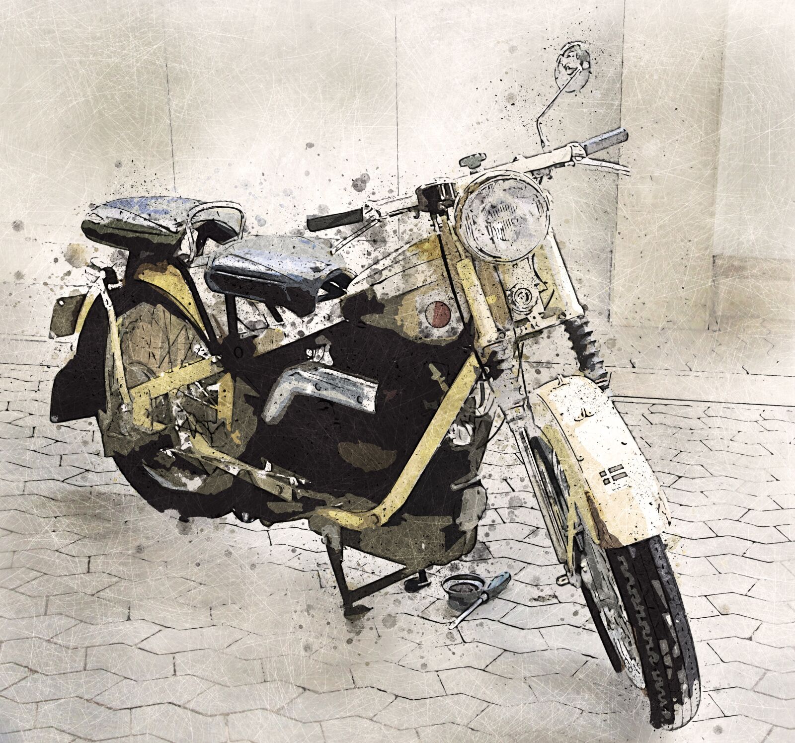 Canon EOS 5D Mark II sample photo. Old timer, motorcycle, nimbus photography