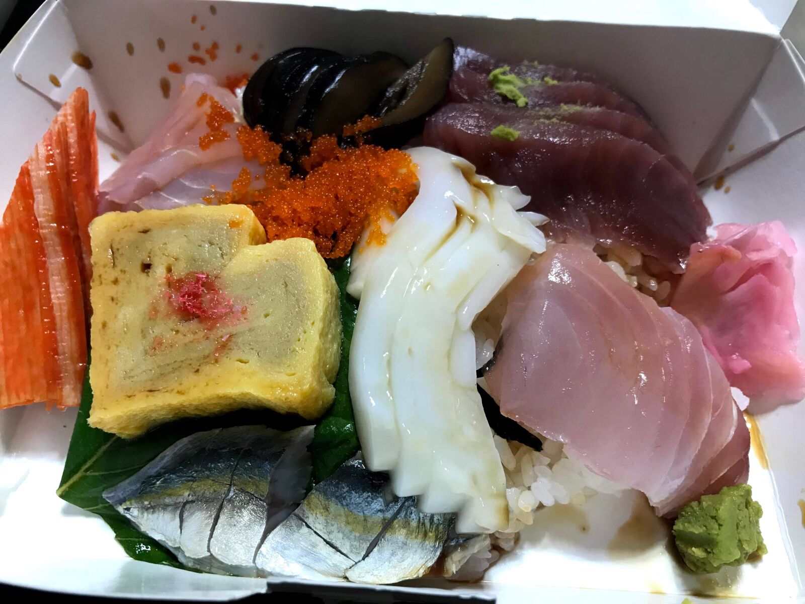 iPhone 7 back camera 3.99mm f/1.8 sample photo. Sushi, japanese food, fish photography