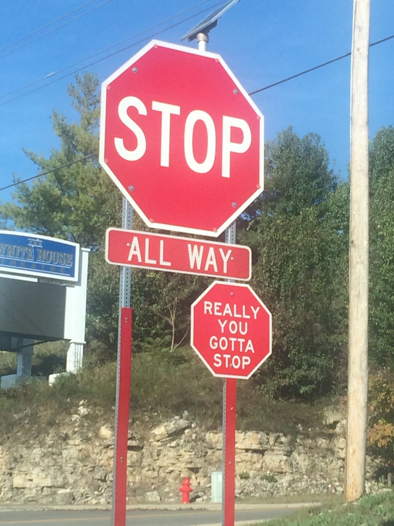 iPhone 5s back camera 4.15mm f/2.2 sample photo. Stop, sign, missouri photography