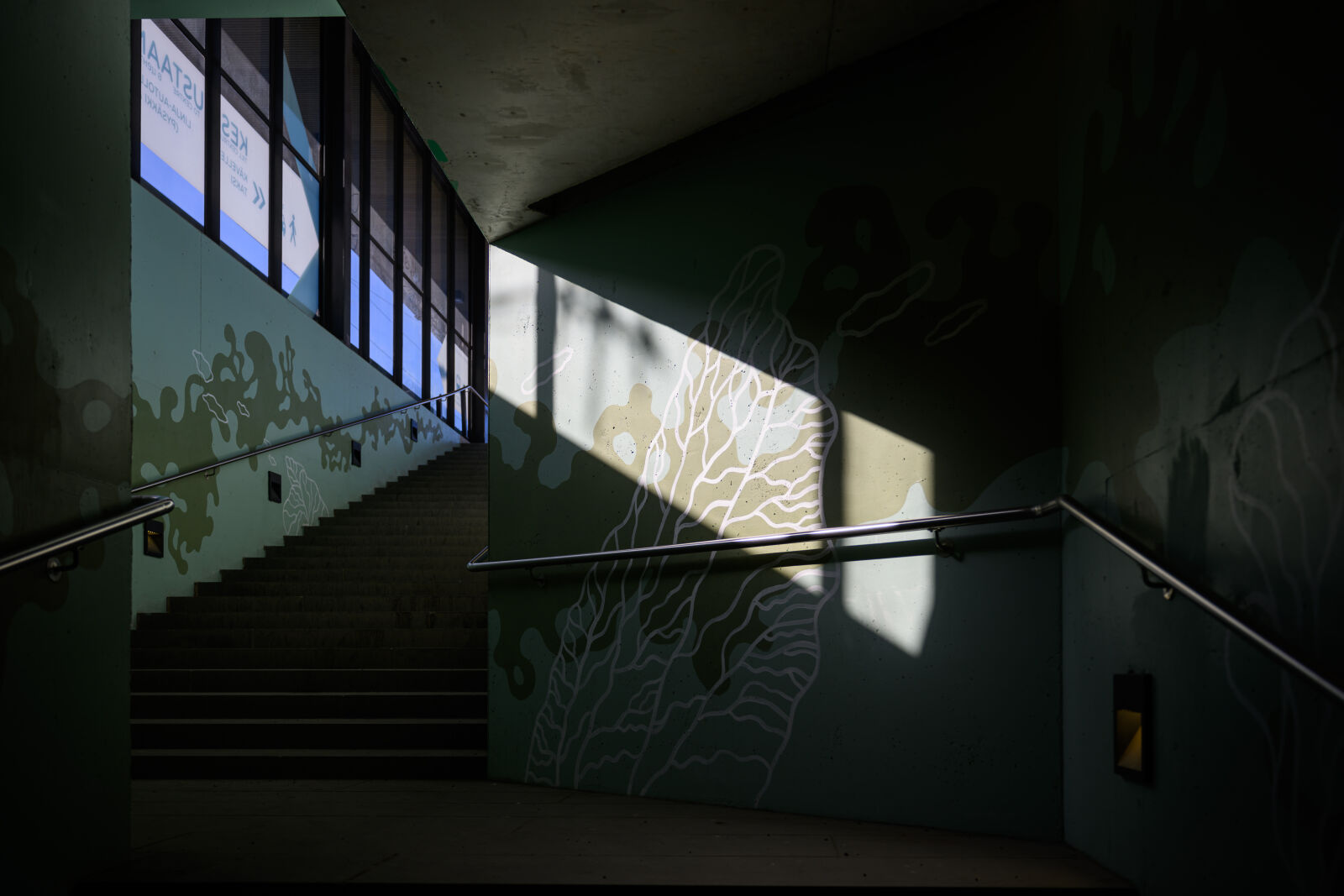 Nikon Z8 sample photo. Shadow staircase photography