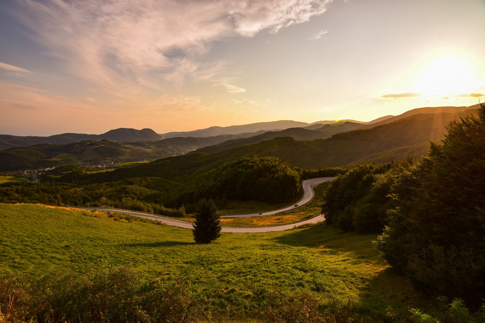 Nikon D3300 sample photo. Sunset, mountains, the sky photography