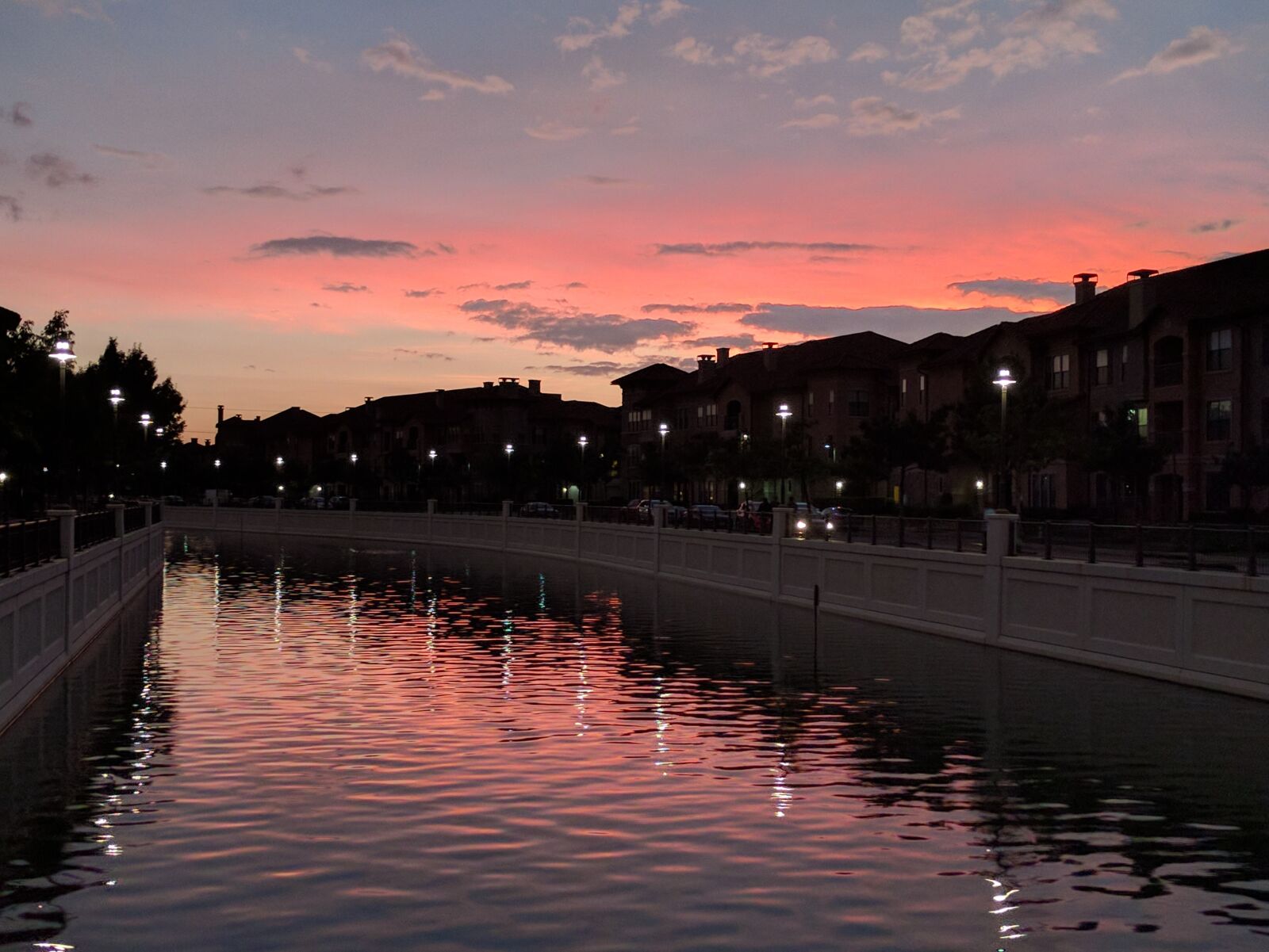 Google Nexus 6P sample photo. Apartment, beautiful, canal, clouds photography