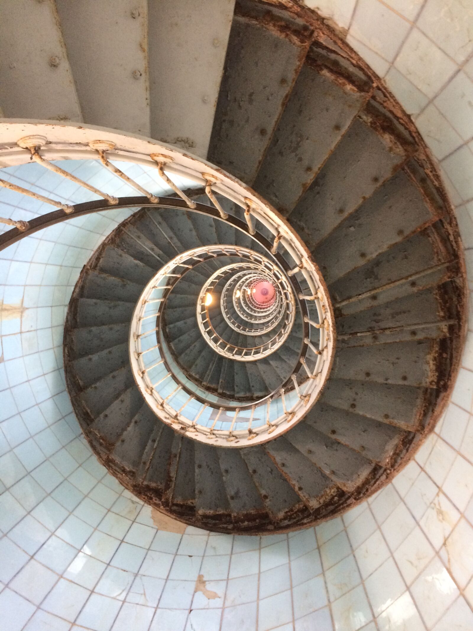 iPhone 5s back camera 4.15mm f/2.2 sample photo. Staircase, lighthouse, architecture photography