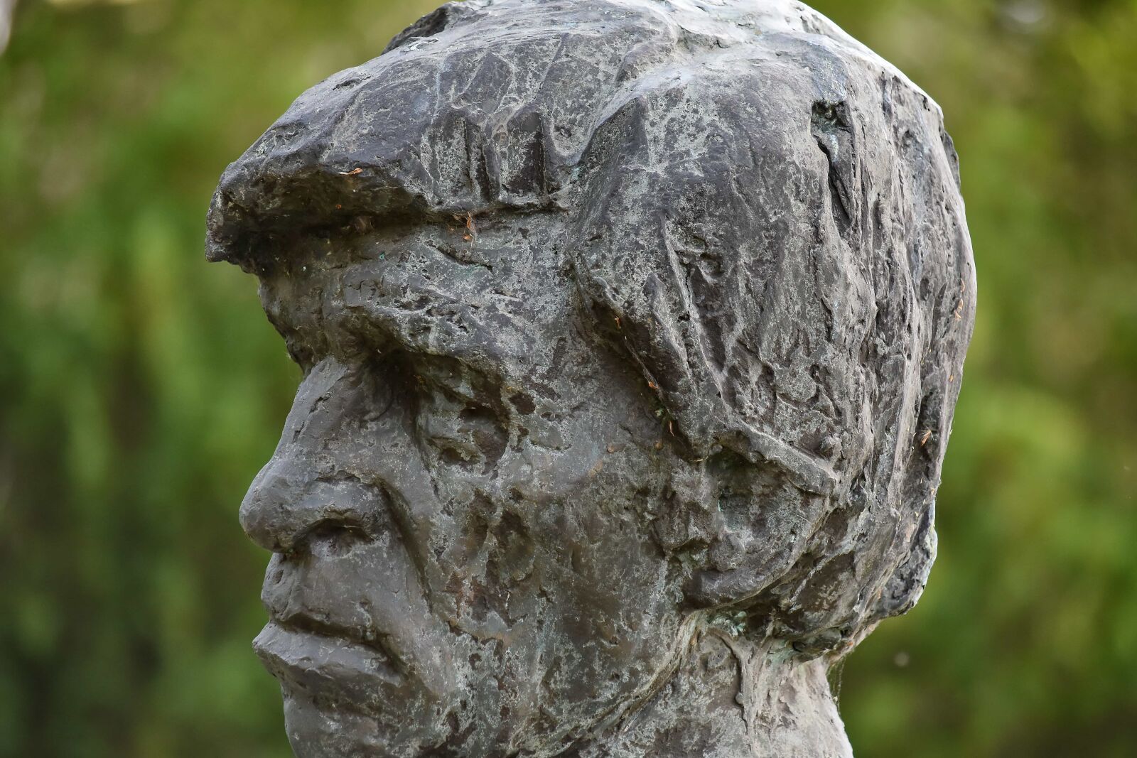 Nikon D5500 sample photo. Bronze, bust, statue, sculpture photography