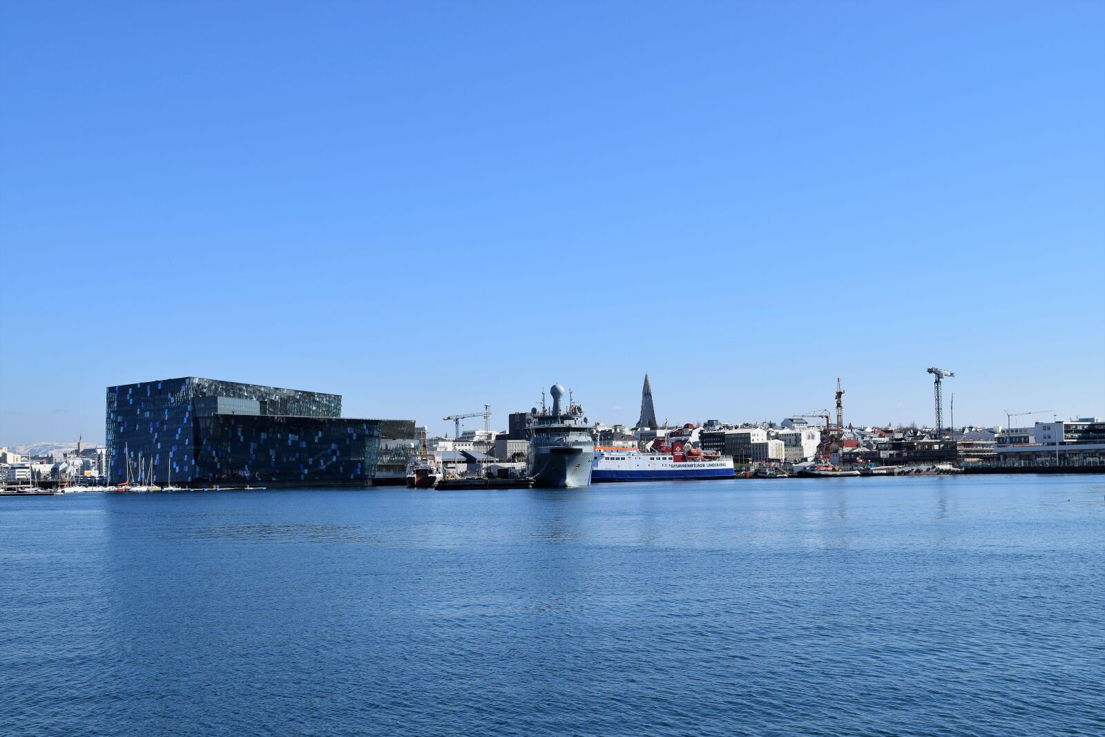 Nikon D3300 sample photo. Harpa, reykjavik, harbour photography