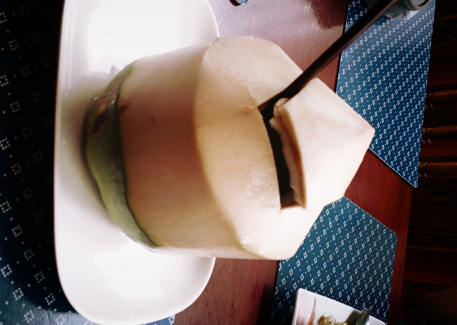Sony Xperia Z sample photo. Coconut, fresh, fruit, juice photography