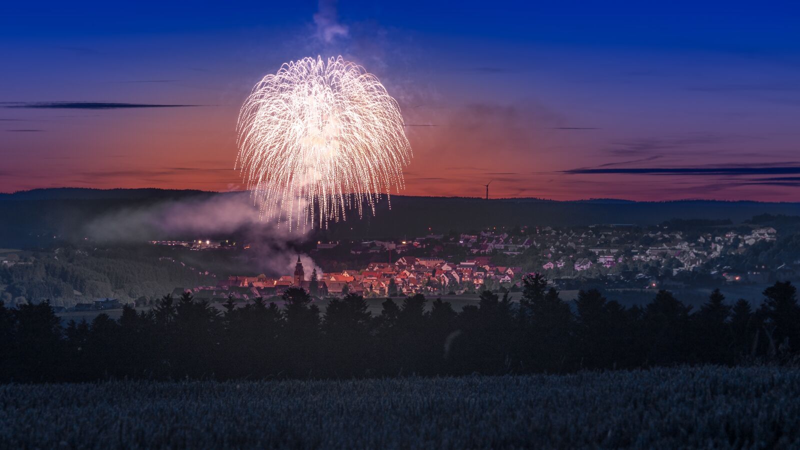 Nikon D750 sample photo. Fireworks, city, dornstetten photography