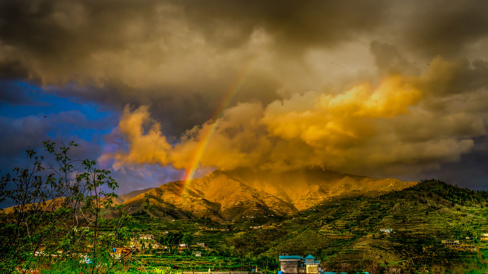 Sony Alpha NEX-5N sample photo. Rainbow, on, top, of photography
