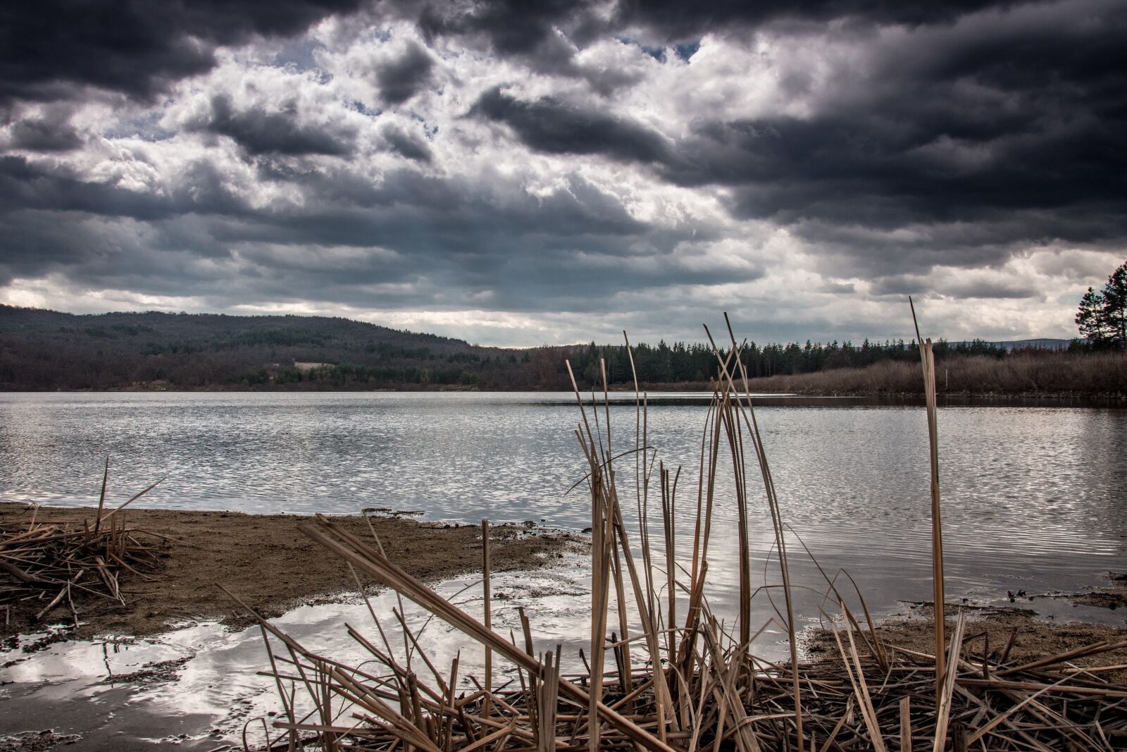 Nikon D7200 sample photo. Lake, storm, nature photography