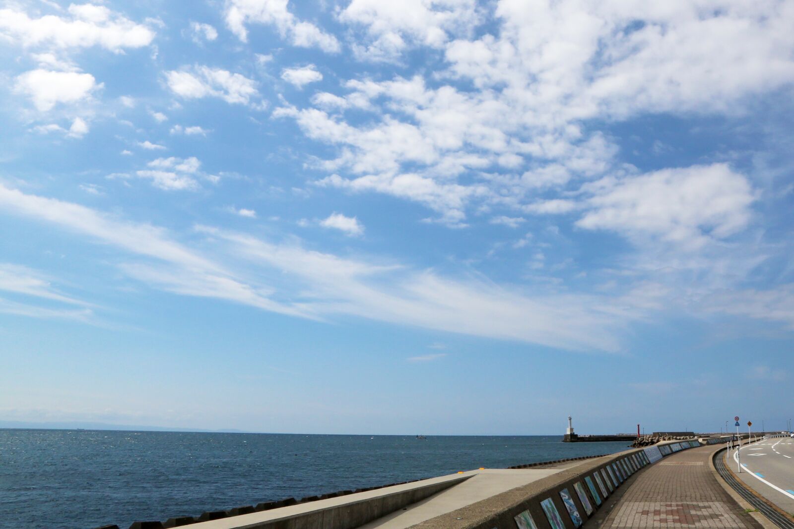 Canon EF 24-105mm F4L IS USM sample photo. Sky, sea, japan photography