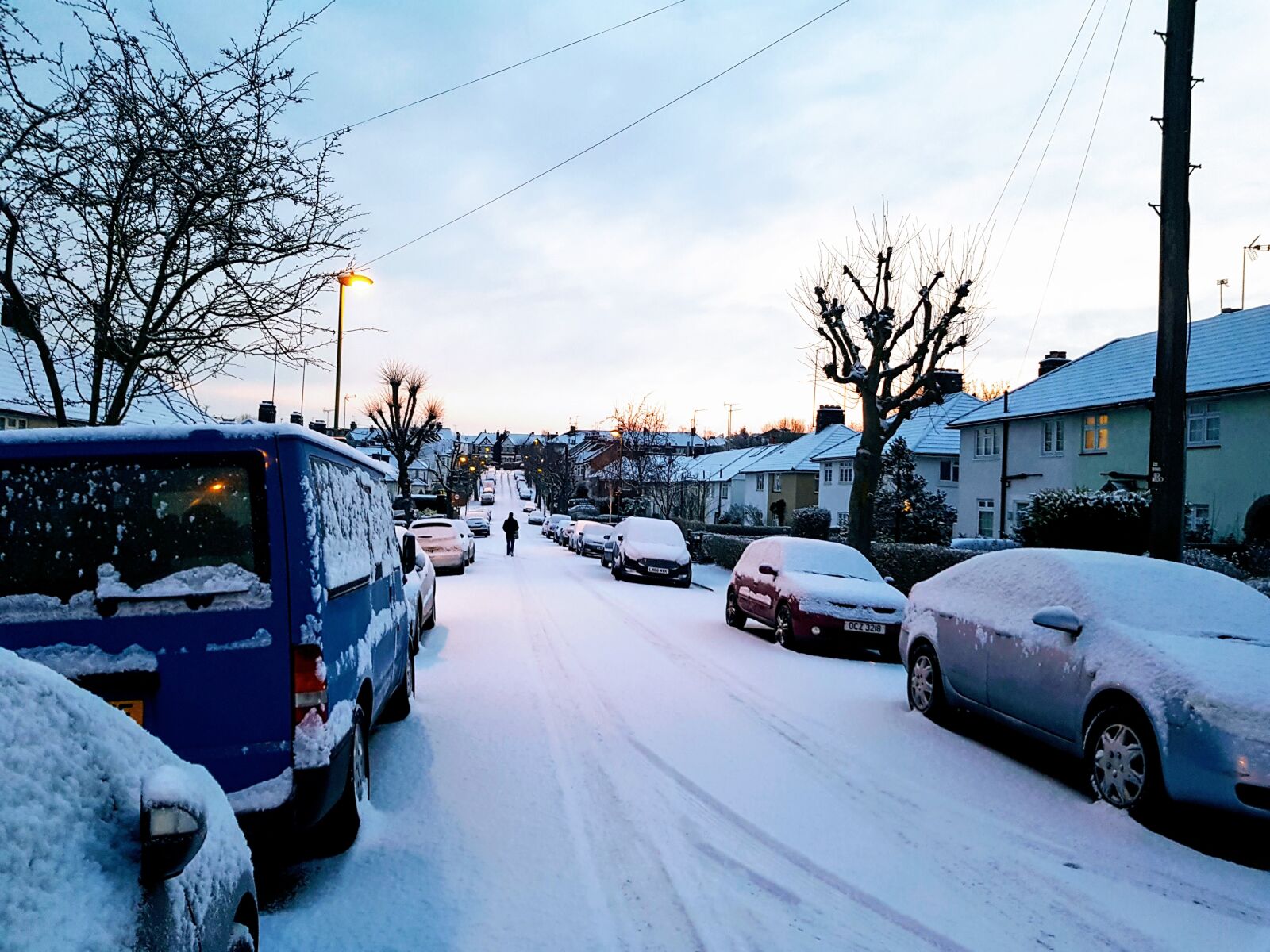 Samsung Galaxy S8 sample photo. Winter, snow, london photography