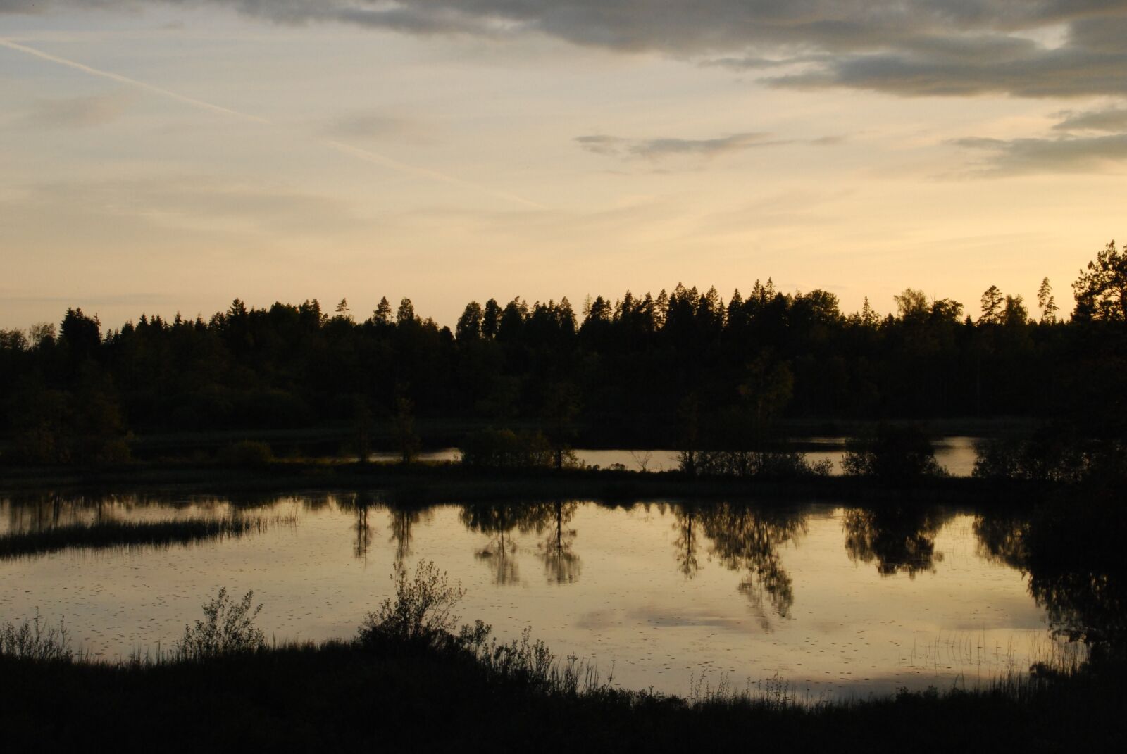Nikon D60 sample photo. Abendstimmung, mirroring, water photography