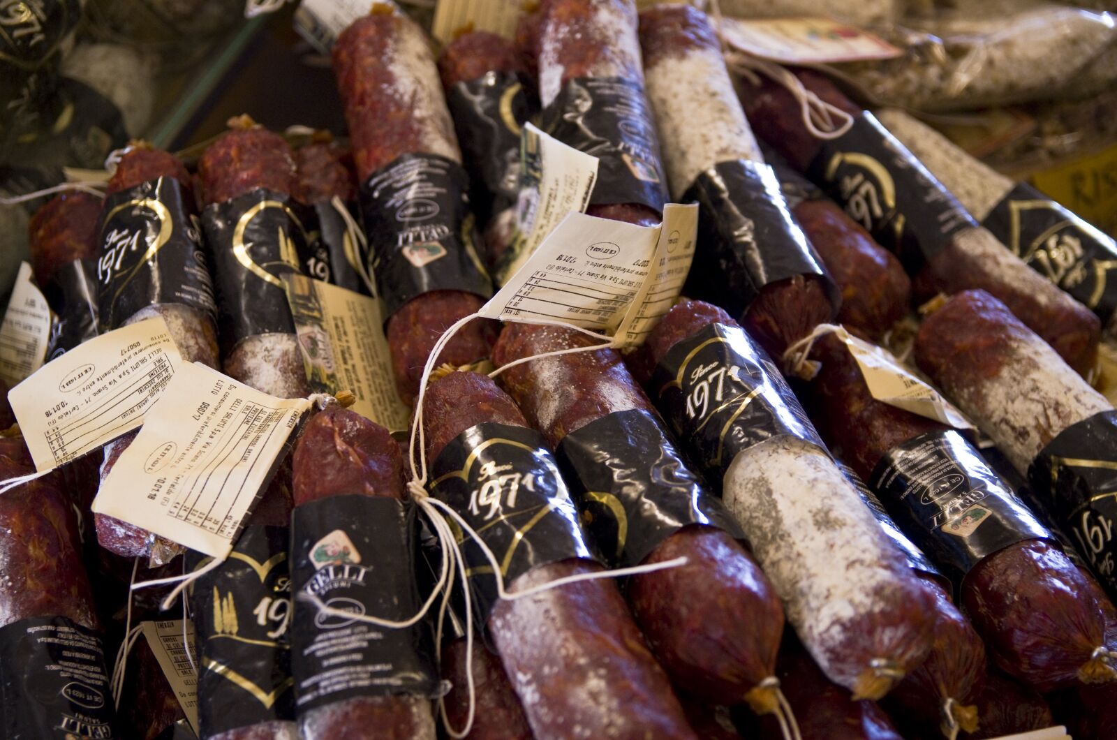 Pentax K-30 sample photo. Salami, tuscany, italian photography