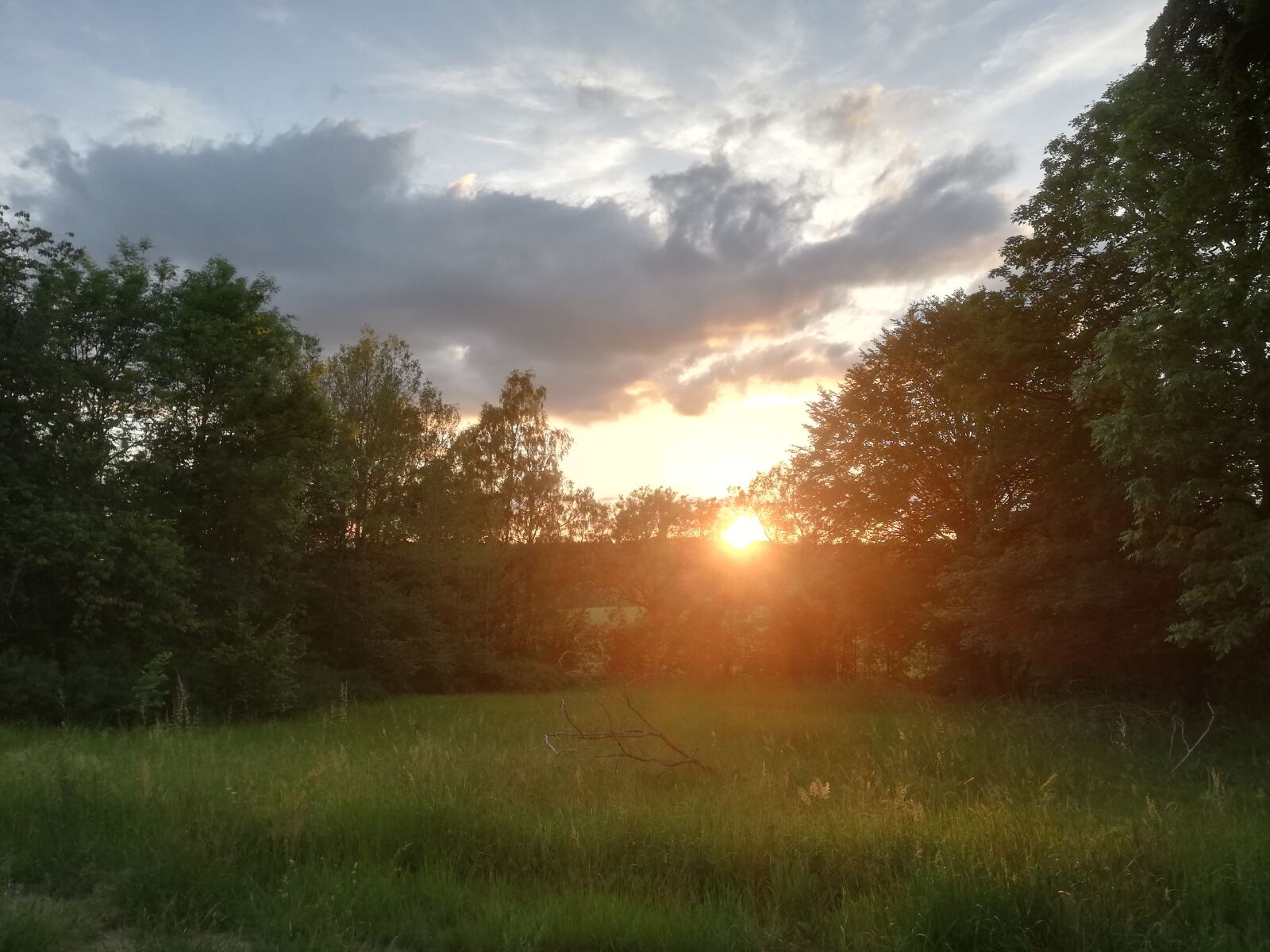 HUAWEI P20 lite sample photo. Nature, landscape way, sunset photography