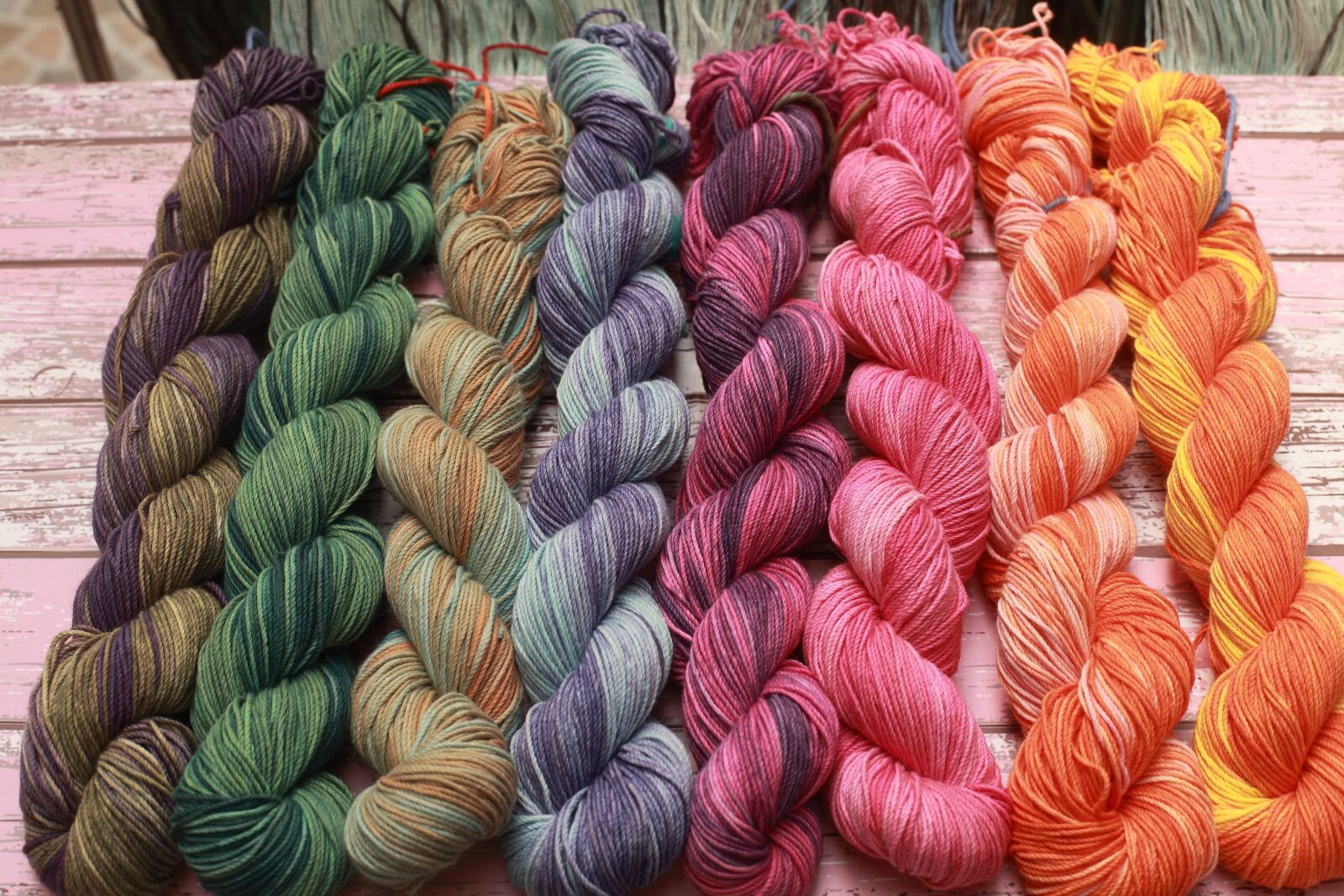 Canon EOS 5D Mark II sample photo. Dyed, yarns, color photography
