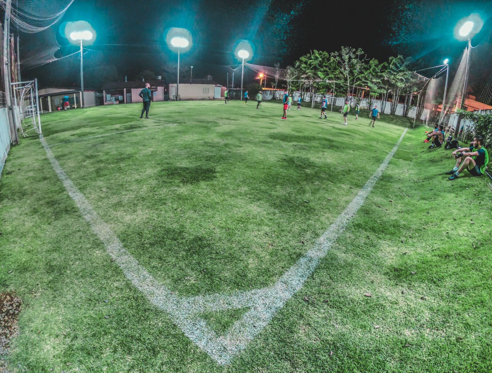 GoPro Hero7 Black sample photo. Football, grass, player photography