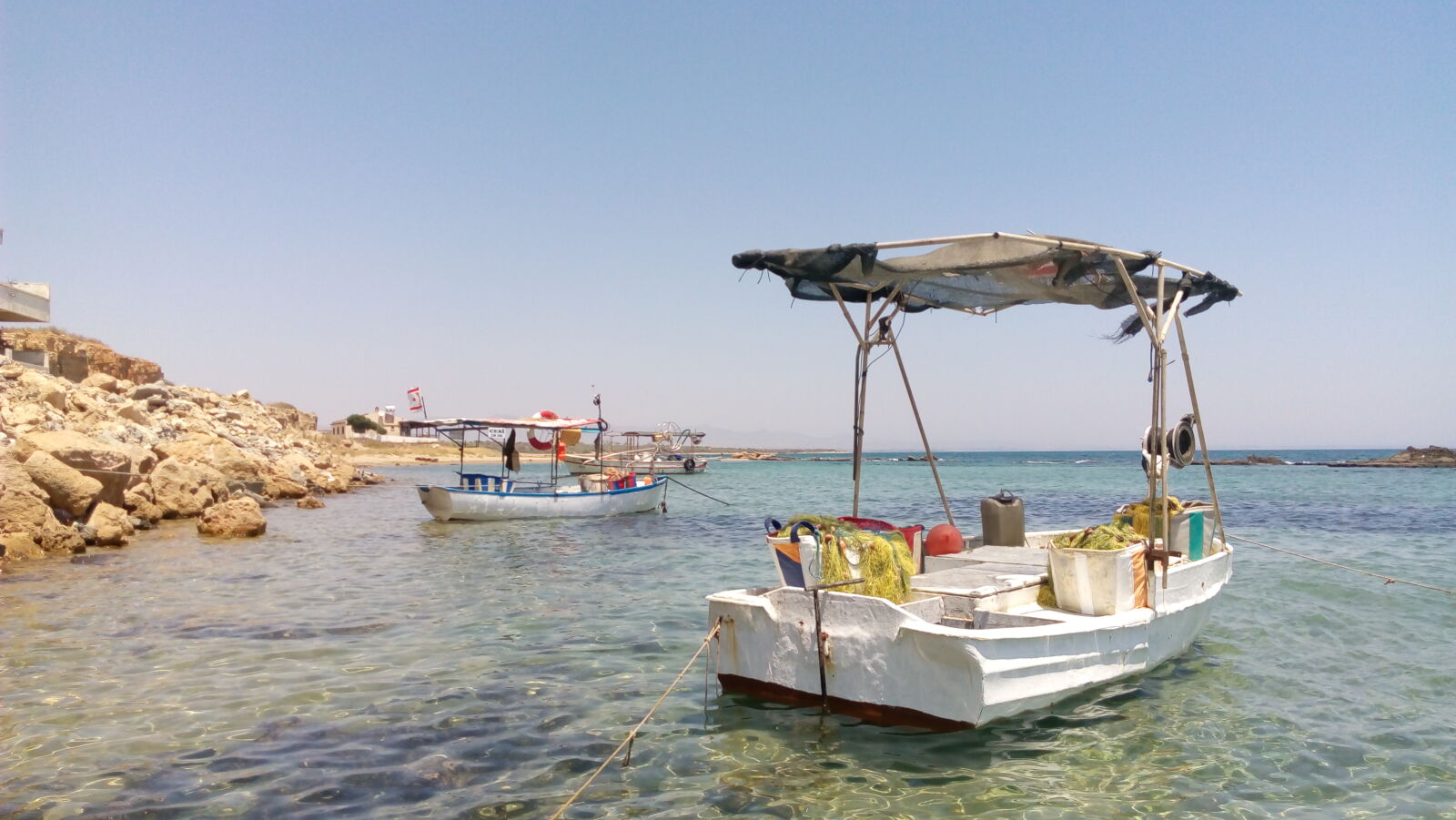 Lenovo P70-A sample photo. Beach, boat, cyprus, famagusta photography