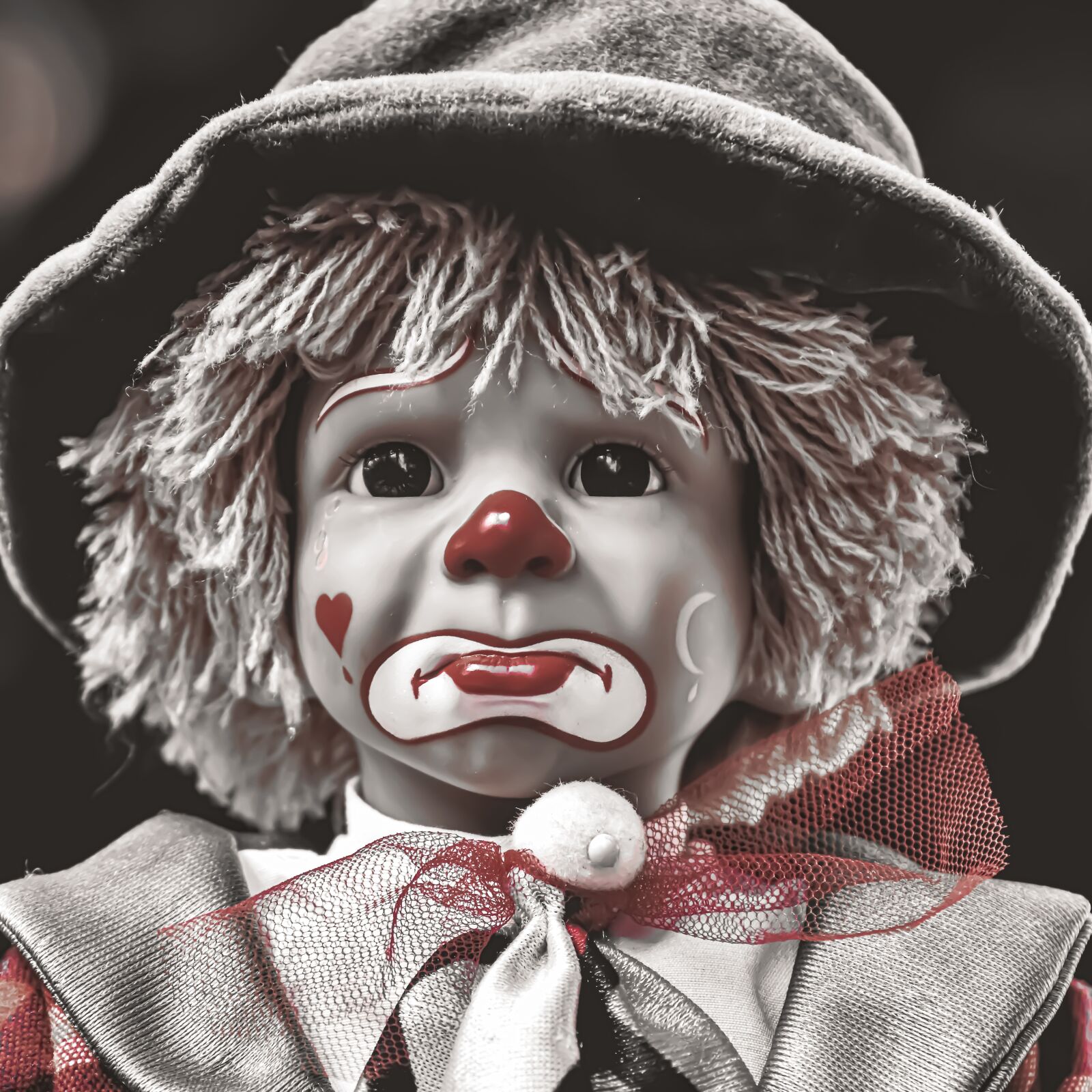 Nikon D7200 sample photo. Doll, clown, sad photography
