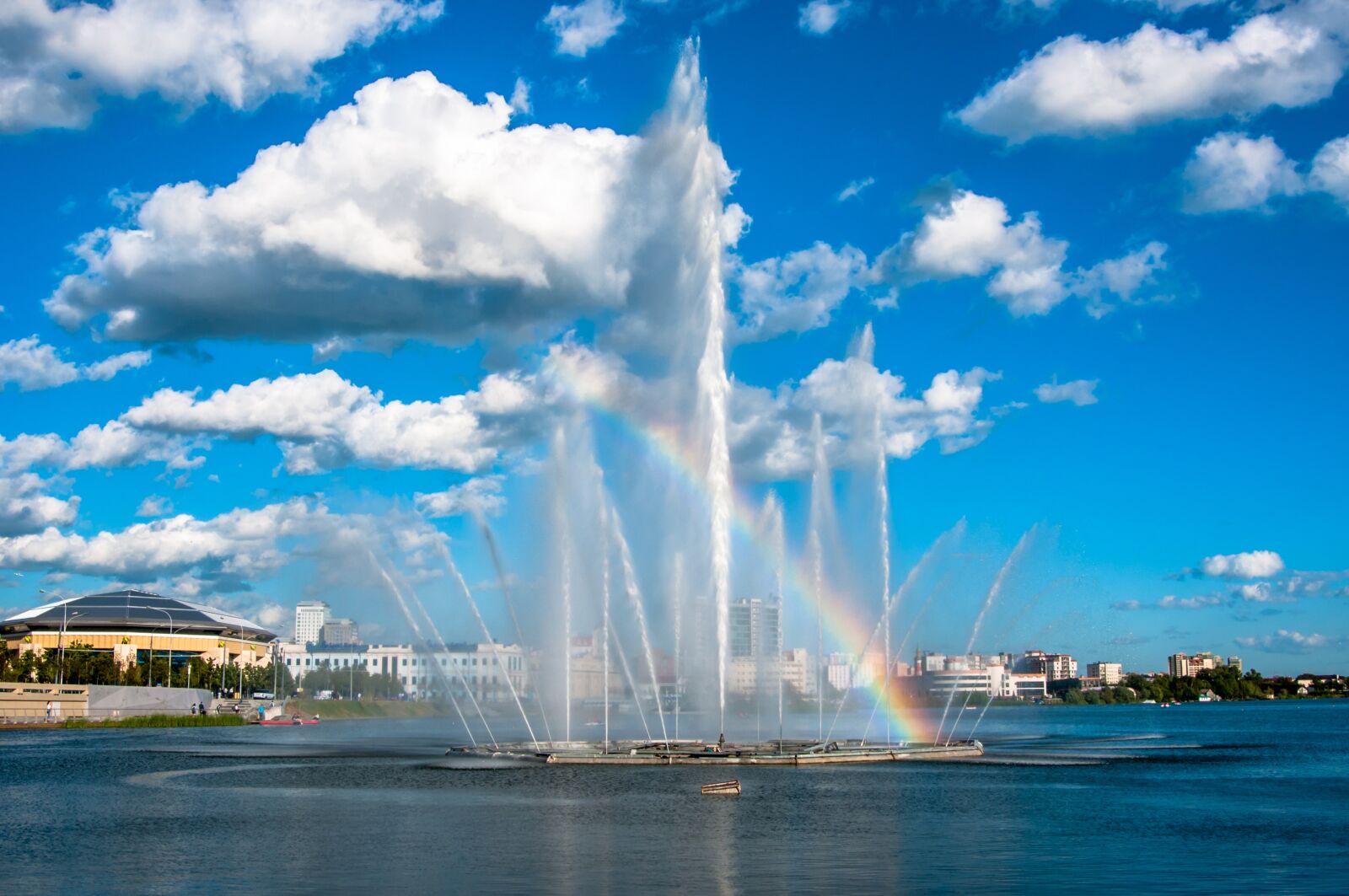 Nikon D300S sample photo. Water, fountain, city photography